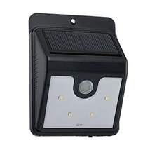 Solar cu senzor de miscare Eglo Z-SOLAR, LED integrat inclus, baza din plastic negru | Eglo-48636