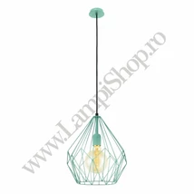 Pendul Eglo CARLTON, dulie E27, nu contine becul, IP20, baza din otel menta | Eglo-49259