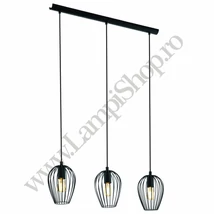 Pendul Eglo NEWTOWN, dulie E27, nu contine becul, IP20, baza din otel negru | Eglo-49478