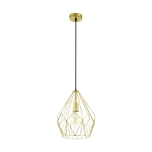 Pendul Eglo CARLTON, dulie E27, nu contine becul, IP20, baza din otel auriu | Eglo-49933
