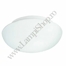 Plafoniera Eglo ELLA, dulie E27, nu contine becul, IP20, baza din otel alb, abajur sticla opal mat alb | Eglo-81636