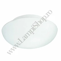 Plafoniera Eglo ELLA, dulie E27, nu contine becul, IP20, baza din otel alb, abajur sticla opal mat alb | Eglo-83404