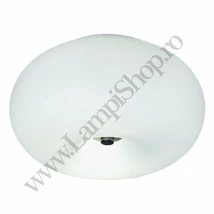 Plafoniera Eglo OPTICA, dulie E27, nu contine becul, IP20, baza din otel nichel satinat, abajur sticla opal mat alb | Eglo-86811