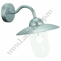 Aplica exterior Eglo MILTON, dulie E27, nu contine becul, IP44, baza din otel otel zincat, abajur sticla transparent | Eglo-88489