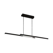 Pendul Eglo FRAIOLI-Z, LED integrat inclus, IP20, baza din aluminiu negru, abajur plastic alb | Eglo-900081