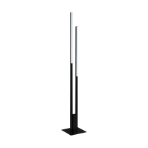 Lampadar Eglo FRAIOLI-Z, LED integrat inclus, IP20, baza din aluminiu negru, abajur plastic alb | Eglo-900082
