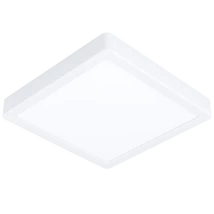 Plafoniera Eglo FUEVA-Z, LED integrat inclus, IP44, baza din otel alb, abajur plastic alb | Eglo-900104