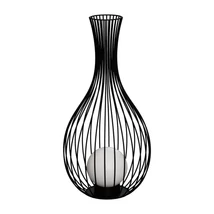 Decor exterior Eglo FOSSOMBRONE, dulie E27-LED, nu contine becul, IP65, baza din otel zincat negru, abajur plastic alb | Eglo-900122