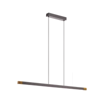 Pendul Eglo LISCIANA, LED integrat inclus, IP20, baza din aluminiu-otel-lemn gri, abajur plastic alb | Eglo-900174