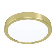 Plafoniera Eglo FUEVA 5, LED integrat inclus, IP20, baza din otel alama periata, abajur plastic alb | Eglo-900181