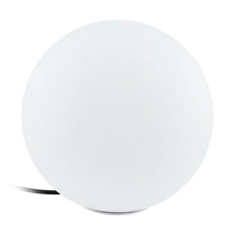 Decor exterior Eglo MONTEROLO-Z, dulie E27-LED, contine becul, IP65, baza din plastic alb, abajur plastic alb | Eglo-900268
