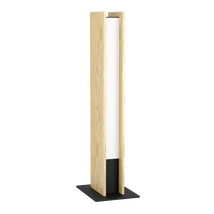 Veioza Eglo ANCHORENA-Z, LED integrat inclus, IP20, baza din otel-lemn negru-maro, abajur plastic alb | Eglo-900391