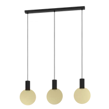 Pendul Eglo SARONA, dulie GU10, contine becul, IP20, baza din otel negru-auriu | Eglo-900402