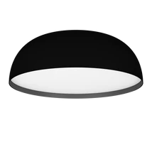 Plafoniera Eglo TOLLOS-Z, LED integrat inclus, IP20, baza din aluminiu-otel negru-alb, abajur plastic alb | Eglo-900406