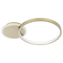 Plafoniera Eglo GAFARES, LED integrat inclus, IP20, baza din aluminiu-otel alb-auriu, abajur plastic alb | Eglo-900423