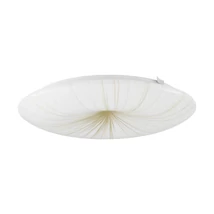 Plafoniera Eglo NIEVES 1, LED integrat inclus, IP20, baza din otel alb, abajur plastic alb-auriu | Eglo-900498