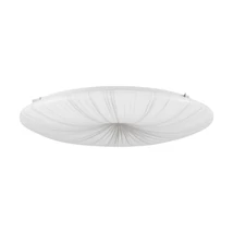 Plafoniera Eglo NIEVES 1, LED integrat inclus, IP20, baza din otel alb, abajur plastic alb-auriu | Eglo-900499