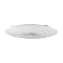 Plafoniera Eglo NIEVES 1, LED integrat inclus, IP20, baza din otel alb, abajur plastic alb-auriu | Eglo-900501