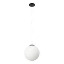 Pendul Eglo RONDO 3, dulie E27, nu contine becul, IP20, baza din otel negru, abajur sticla opal mat alb | Eglo-900511