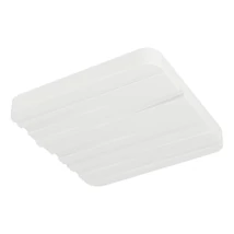 Plafoniera Eglo FERENTINO, LED integrat inclus, IP20, baza din otel alb, abajur plastic alb | Eglo-900609