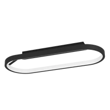 Plafoniera Eglo CODRIALES, LED integrat inclus, IP20, baza din aluminiu negru, abajur plastic alb | Eglo-900631