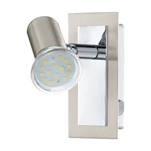 Spot Eglo ROTTELO, dulie GU10-LED, contine becul, IP20, baza din otel nichel satinat-crom | Eglo-90914