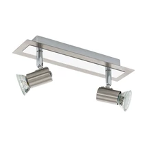 Spot Eglo ROTTELO, dulie GU10-LED, contine becul, IP20, baza din otel nichel satinat-crom | Eglo-90915
