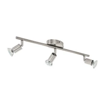 Spot Eglo BUZZ-LED, dulie GU10-LED, contine becul, IP20, baza din otel nichel satinat | Eglo-92597