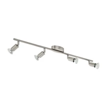Spot Eglo BUZZ-LED, dulie GU10-LED, contine becul, IP20, baza din otel nichel satinat | Eglo-92598