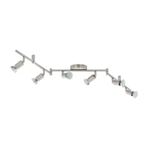 Spot Eglo BUZZ-LED, dulie GU10-LED, contine becul, IP20, baza din otel nichel satinat | Eglo-92599