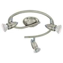 Spot Eglo MAGNUM-LED, dulie GU10-LED, contine becul, IP20, baza din otel nichel satinat-crom | Eglo-92643