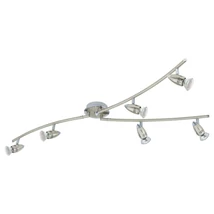 Spot Eglo MAGNUM-LED, dulie GU10-LED, contine becul, IP20, baza din otel nichel satinat-crom | Eglo-92645