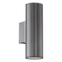 Aplica exterior Eglo RIGA, dulie GU10-LED, contine becul, IP44, baza din otel zincat antracit | Eglo-94103