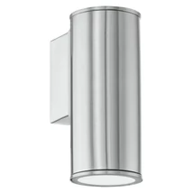 Aplica exterior Eglo RIGA, dulie GU10-LED, contine becul, IP44, baza din otel otel inoxabil | Eglo-94106