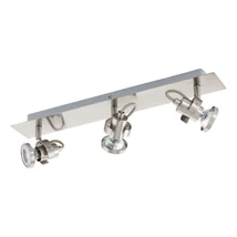Spot Eglo TUKON 3, dulie GU10-LED, contine becul, IP20, baza din otel nichel satinat | Eglo-94146