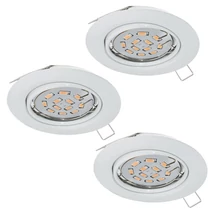 Spot incastrabil Eglo PENETO, dulie GU10-LED, contine becul, IP20, baza din otel alb | Eglo-94406