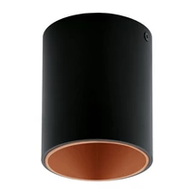 Plafoniera Eglo POLASSO, LED integrat inclus, IP20, baza din aluminiu-plastic negru-cupru | Eglo-94501