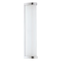 Plafoniera baie Eglo GITA 2, LED integrat inclus, IP44, baza din metal crom, abajur plastic alb | Eglo-94712