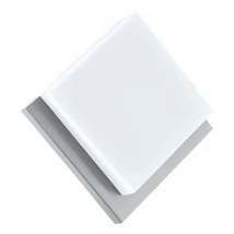 Plafoniera exterior Eglo INFESTO 1, LED integrat inclus, IP44, baza din otel-plastic otel inoxabil-argintiu, abajur plastic alb | Eglo-94877