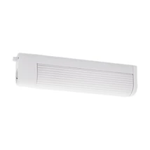 Aplica baie Eglo BARI 1, dulie E14, nu contine becul, IP20, baza din plastic alb, abajur sticla canelata alb | Eglo-94987
