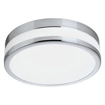 Plafoniera baie Eglo LED PALERMO, LED integrat inclus, IP44, baza din otel crom, abajur sticla satinat vopsit alb | Eglo-94999