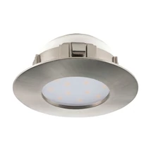 Spot incastrabil Eglo PINEDA, LED integrat inclus, IP20-44, baza din plastic nichel satinat | Eglo-95819