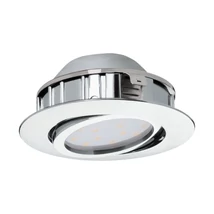 Spot incastrabil Eglo PINEDA, LED integrat inclus, IP20, baza din plastic crom | Eglo-95855