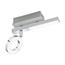 Spot Eglo CARDILLIO 1, LED integrat inclus, IP20, baza din aluminiu-otel , abajur plastic satinat | Eglo-96178