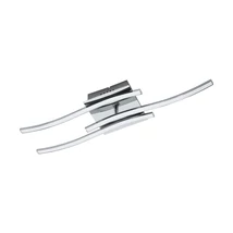 Plafoniera Eglo VALMORA, LED integrat inclus, IP20, baza din aluminiu crom, abajur plastic alb | Eglo-96326