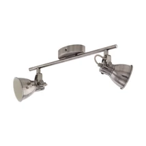Spot Eglo SERAS, dulie GU10-LED, contine becul, IP20, baza din otel nichel antic-crem | Eglo-96553