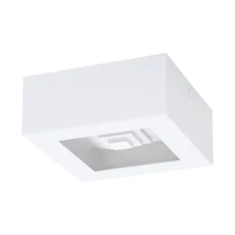 Plafoniera Eglo FERREROS, LED integrat inclus, IP20, baza din otel alb, abajur plastic alb | Eglo-96791