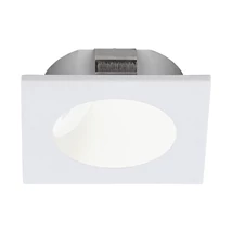 Spot incastrabil Eglo ZARATE, LED integrat inclus, IP20, baza din aluminiu alb, abajur plastic alb | Eglo-96901