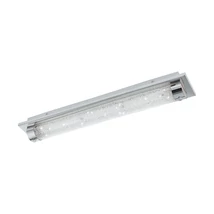 Plafoniera baie Eglo TOLORICO, LED integrat inclus, IP44, baza din otel crom, abajur plastic-cristal transparent | Eglo-97055