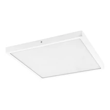 Plafoniera Eglo FUEVA 1, LED integrat inclus, IP20, baza din aluminiu alb, abajur plastic alb | Eglo-97264